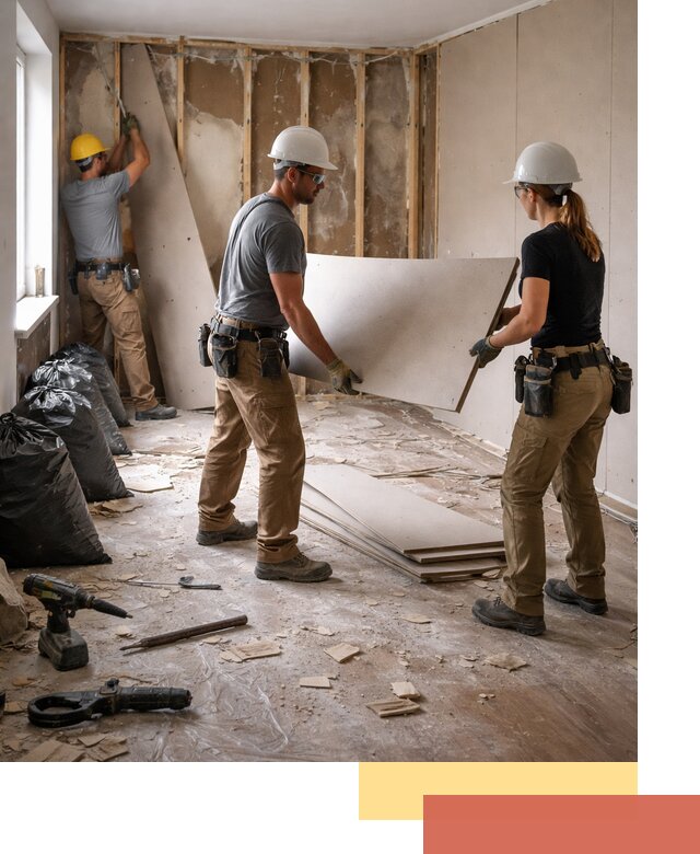 Демонтаж стеновых панелей в Губкине быстро и аккуратно