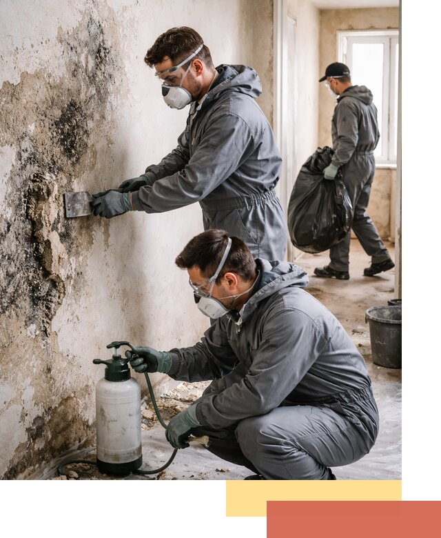 Удаление плесени со стен профессионально в Губкине