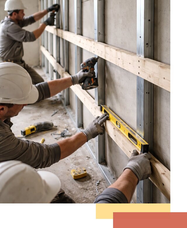 Устройство обрешетки под панели в Губкине