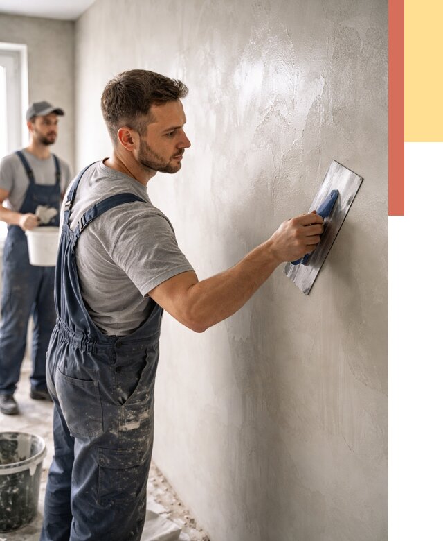 Глянцевание штукатурки стен в Губкине от 7619 руб. — услуги и затирка | ОТДЕЛОЧНИК-Гбк