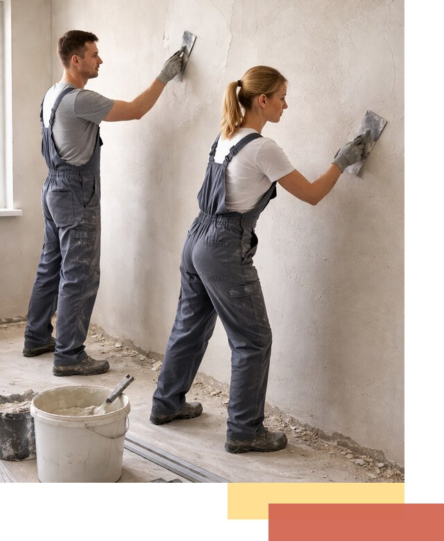 Штукатурка стен под обои в Губкине профессионально и быстро