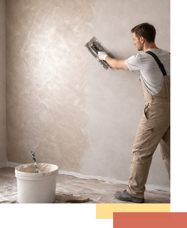 Декоративная штукатурка «Мокрый шелк» под ключ в Губкине