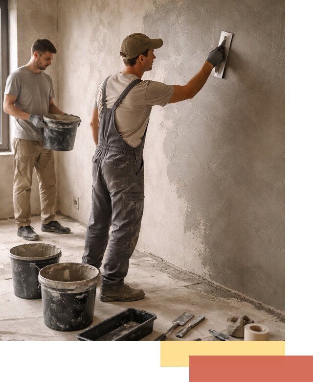 Нанесение микроцемента на стены в Губкине качественно и быстро