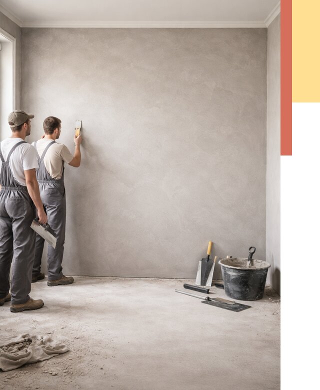 Микробетон на стены в Губкине от 1270 руб. — нанесение и отделка | ОТДЕЛОЧНИК-Гбк