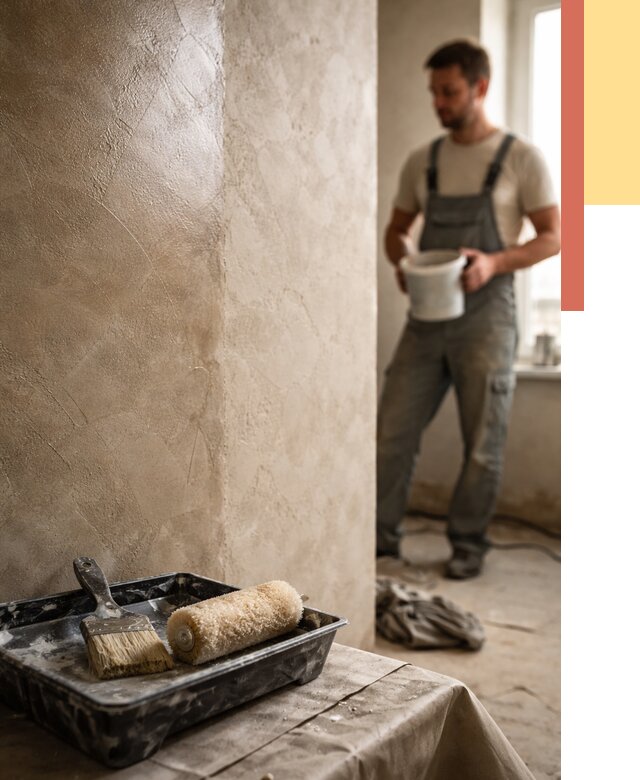 Нанесение воска на штукатурку в Губкине от 3555 руб. | Услуги ОТДЕЛОЧНИК-Гбк