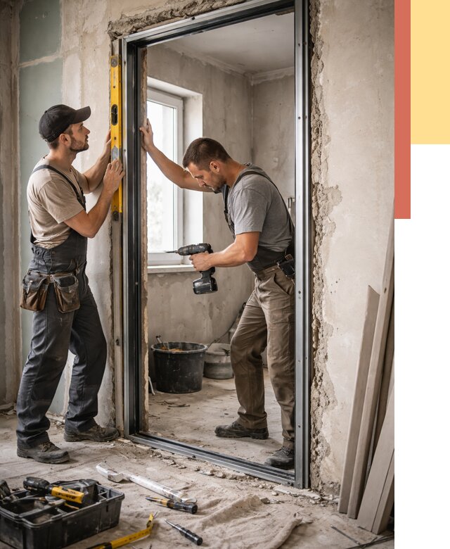 Закладка дверного проема в Губкине от 3555 руб. — быстро и недорого | ОТДЕЛОЧНИК-Гбк