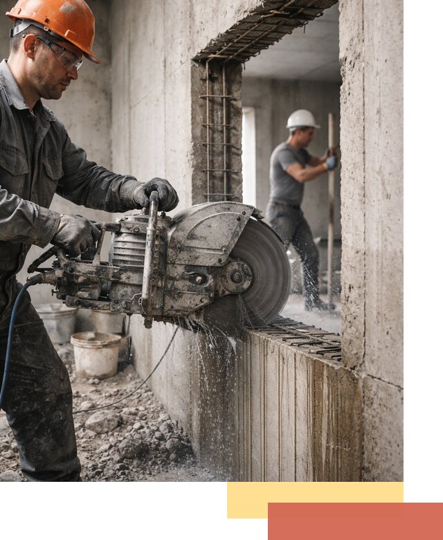 Алмазная резка проемов в Губкине быстро и точно