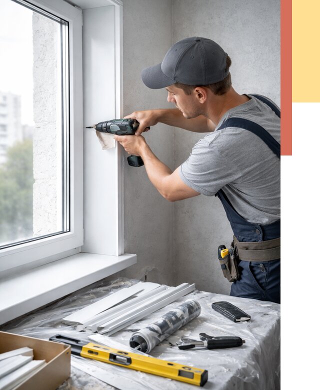 Установка пластиковых откосов в Губкине от 2286 руб. | ОТДЕЛОЧНИК-Гбк монтаж, быстро и недорого