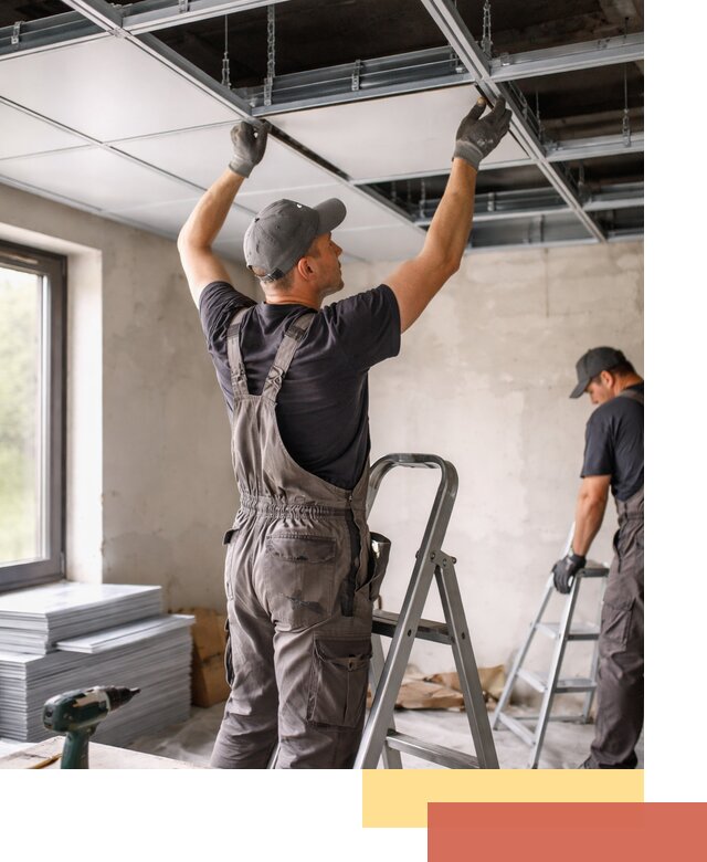 Монтаж кассетного потолка в Губкине качественно и быстро