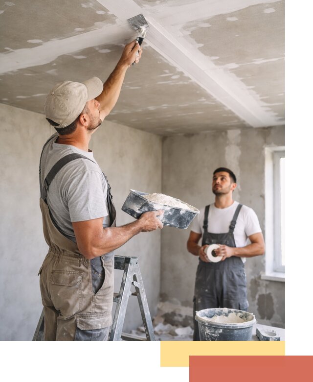 Обработка швов потолка ГКЛ в Губкине: качественная заделка и шпатлевка