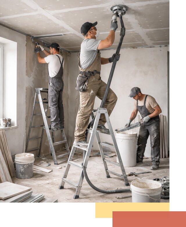 Ремонт потолка из гипсокартона в Губкине: быстрый и качественный монтаж